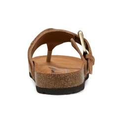 Best Earth Shoes Aldora Woven Round Toe Casual Flat Sandals