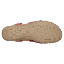 Online Earth Shoes Berri Woven Casual Round Toe Slip-on Sandals Medium Red