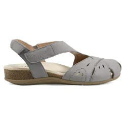 Online Earth Shoes Birdine Casual Round Toe Slip-on Sandals Grey