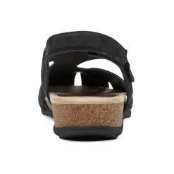 Earth Shoes Birdine Casual Round Toe Slip-on Sandals Black