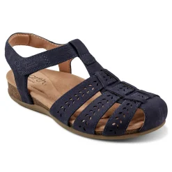 Online Earth Shoes Birdy Casual Round Toe Slip-On Sandals Dark Blue
