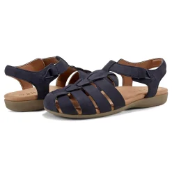 Sale Earth Shoes Blake Woven Casual Round Toe Slip-On Sandals