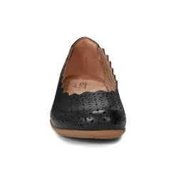 Outlet Earth Shoes Bria Round Toe Casual Slip-on Ballet Flats Black