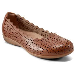 Best Earth Shoes Bria Round Toe Casual Slip-on Ballet Flats Medium Brown