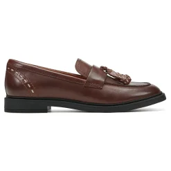 Online Earth Shoes Deeana Tassel Loafers Red Leather