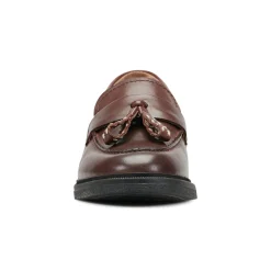 Online Earth Shoes Deeana Tassel Loafers Red Leather