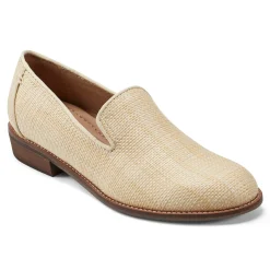 Best Earth Shoes Edna Round Toe Casual Slip-on Flat Loafers Natural Raffia