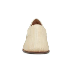 Best Earth Shoes Edna Round Toe Casual Slip-on Flat Loafers Natural Raffia
