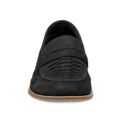 Hot Earth Shoes Ella Round Toe Slip-on Casual Flat Loafers Black