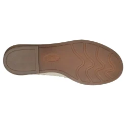 Outlet Earth Shoes Ella Round Toe Slip-on Casual Flat Loafers Ivory