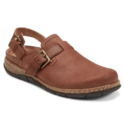Best Earth Shoes Elmonte Round Toe Slingback Clogs Brown