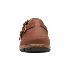 Best Earth Shoes Elmonte Round Toe Slingback Clogs Brown