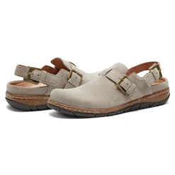Sale Earth Shoes Elmonte Round Toe Slingback Clogs Taupe