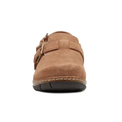 Sale Earth Shoes Elmonte Round Toe Slingback Clogs Light Natural
