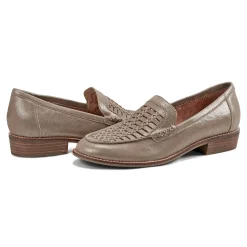 Sale Earth Shoes Elona Casual Slip-on Round Toe Loafers Gold