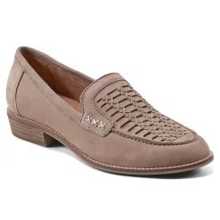 Discount Earth Shoes Elona Casual Slip-on Round Toe Loafers Taupe