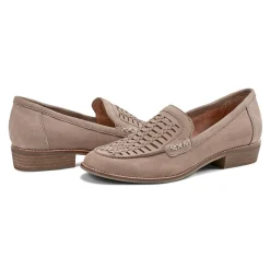 Discount Earth Shoes Elona Casual Slip-on Round Toe Loafers Taupe