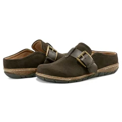 Clearance Earth Shoes Eras Casual Clogs Dark Brown