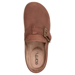 Hot Earth Shoes Eras Casual Clogs Medium Brown