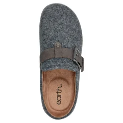 Discount Earth Shoes Eras Casual Clogs Light Gray Wool