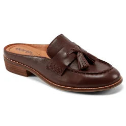 Sale Earth Shoes Everett Casual Slip-on Round Toe Loafers Dark Brown