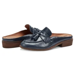 Discount Earth Shoes Everett Casual Slip-on Round Toe Loafers Blue
