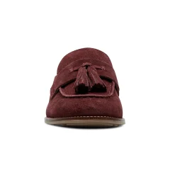 Best Earth Shoes Everett Casual Slip-on Round Toe Loafers Dark Red