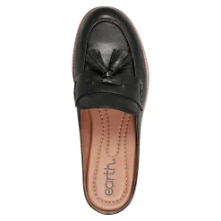 Outlet Earth Shoes Everett Casual Slip-on Round Toe Loafers Black
