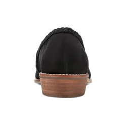 Discount Earth Shoes Evvie Casual Slip-On Perforated Loafers Black