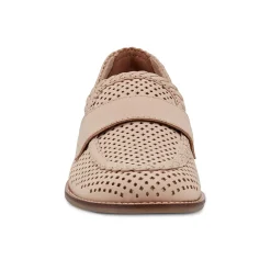 Sale Earth Shoes Evvie Casual Slip-On Perforated Loafers Ivory