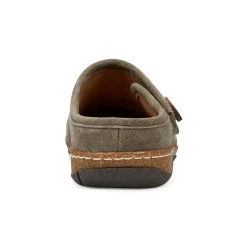 Outlet Earth Shoes Ezra Round Toe Casual Slip-on Flat Clogs Dark Green