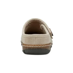 Earth Shoes Ezra Round Toe Casual Slip-on Flat Clogs Taupe
