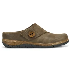New Earth Shoes Ezra Round Toe Casual Slip-on Flat Clogs Green
