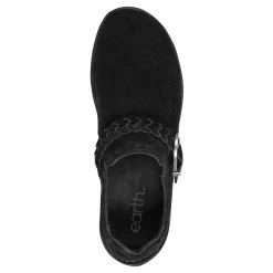Sale Earth Shoes Farage Round Toe Casual Slip-on Flats Black