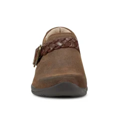 Sale Earth Shoes Farage Round Toe Casual Slip-on Flats Dark Brown