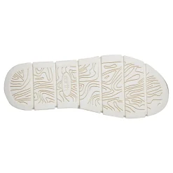 Clearance Earth Shoes Finale Casual Slip-On Wedge Platform Sandals Ivory