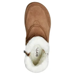 Online Earth Shoes Fleet Cold Weather Lace-up Casual Booties Dark Natural