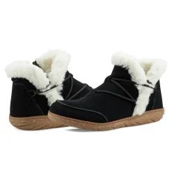 Earth Shoes Fleet Cold Weather Lace-up Casual Booties Black