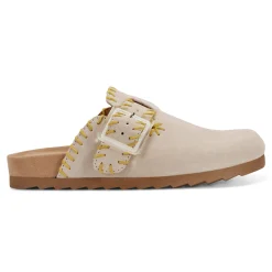 Online Earth Shoes Gena Round Toe Slip-on Flat Casual Clogs Light Natural