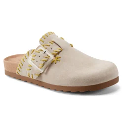 Online Earth Shoes Gena Round Toe Slip-on Flat Casual Clogs Light Natural