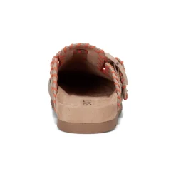 New Earth Shoes Gena Round Toe Slip-on Flat Casual Clogs Taupe