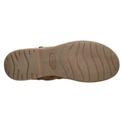 New Earth Shoes Hilaree Water Repellent Round Toe Ruched Casual Booties Medium Brown