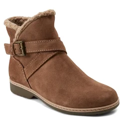 New Earth Shoes Hutton Water Repellent Round Toe Casual Booties Medium Natural