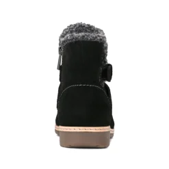 Discount Earth Shoes Hutton Water Repellent Round Toe Casual Booties Black