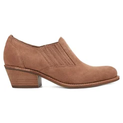 Sale Earth Shoes Jalin Block Heel Slip-on Casual Booties Medium Brown