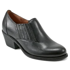 Online Earth Shoes Jalin Block Heel Slip-on Casual Booties Black