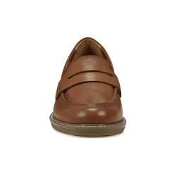 Discount Earth Shoes Javas Round Toe Casual Slip-on Loafers Medium Brown
