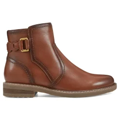 Hot Earth Shoes Jenna Round Toe Casual Booties Dark Natural