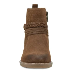 Clearance Earth Shoes Jeno Round Toe Casual Booties Dark Natural