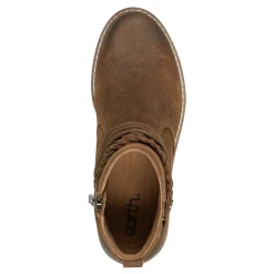 Clearance Earth Shoes Jeno Round Toe Casual Booties Dark Natural